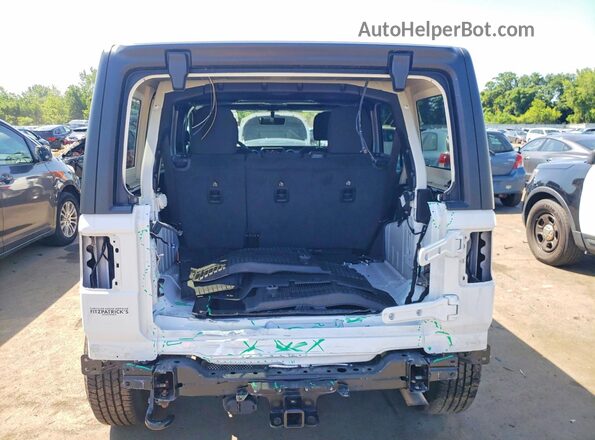 1C4HJXDN8MW762400 2021 JEEP WRANGLER Белый Вид сзади