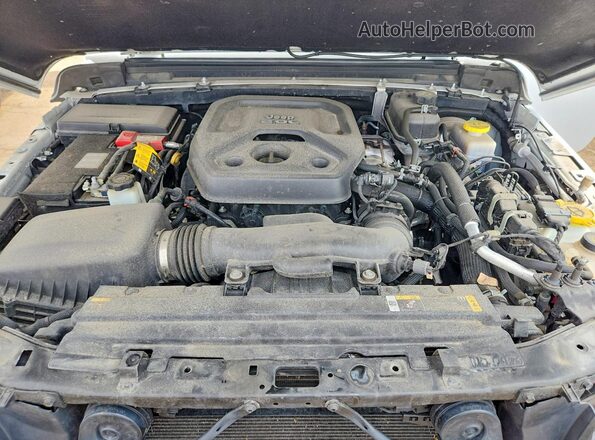 1C4HJXDN8PW568454 2023 JEEP WRANGLER White Widok wnętrza z tyłu