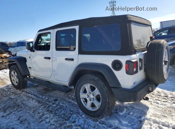 1C4HJXDN8PW581754 2023 JEEP WRANGLER Белый Задняя левая четверть