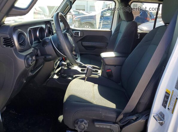 1C4HJXDN8PW581754 2023 JEEP WRANGLER Белый Вид салона спереди