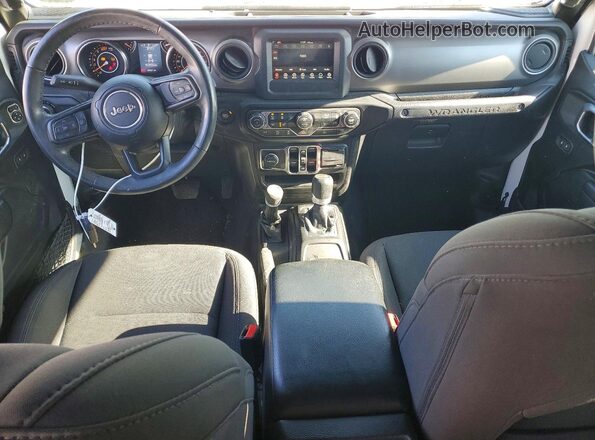 1C4HJXDN8PW581754 2023 JEEP WRANGLER Белый Вид панели приборов