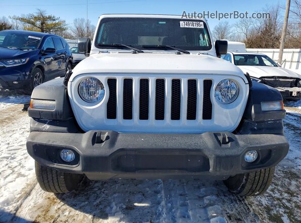 1C4HJXDN8PW581754 2023 JEEP WRANGLER Белый Вид спереди