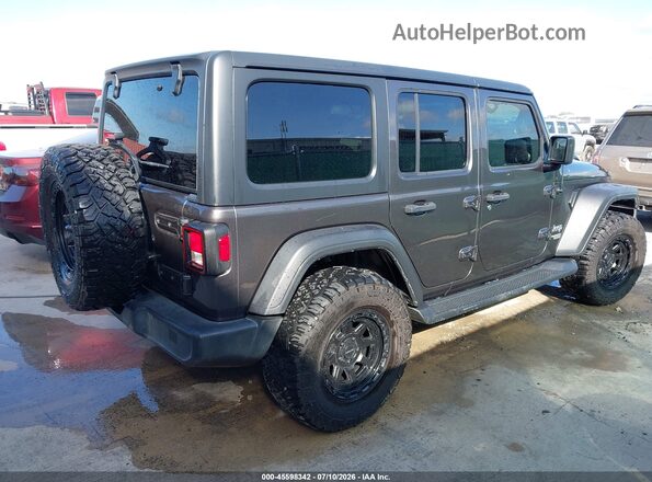 1C4HJXDN9LW106477 2020 JEEP WRANGLER UNLIMITED Gray Tył prawy