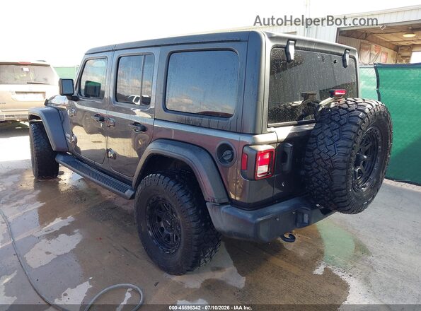 1C4HJXDN9LW106477 2020 JEEP WRANGLER UNLIMITED Gray Tył lewy