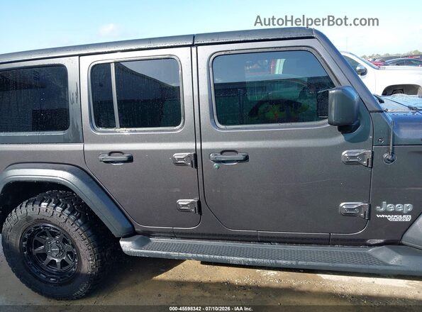 1C4HJXDN9LW106477 2020 JEEP WRANGLER UNLIMITED Gray Widok wnętrza z tyłu