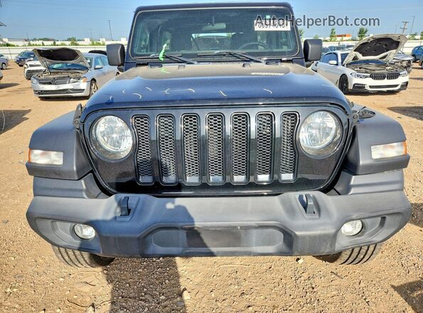 1C4HJXDN9LW119892 2020 JEEP WRANGLER Черный Вид спереди