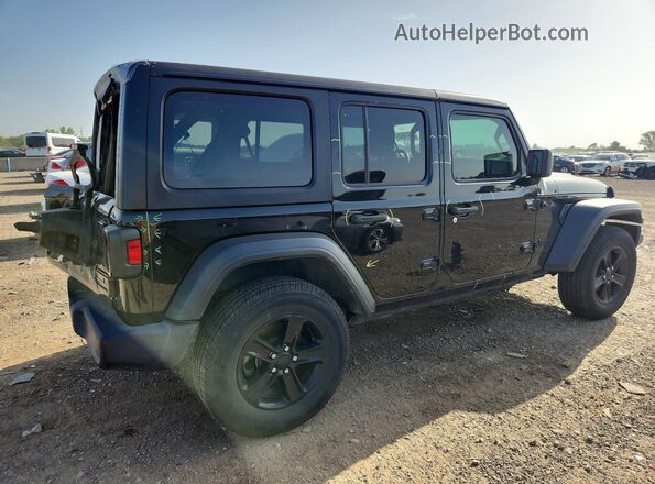 1C4HJXDN9LW119892 2020 JEEP WRANGLER Черный Задняя правая четверть