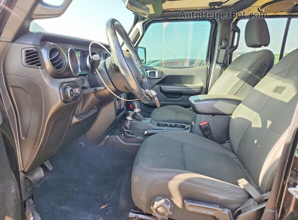 1C4HJXDN9LW119892 2020 JEEP WRANGLER Черный Вид салона спереди