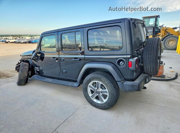 1C4HJXDN9LW167148 2020 JEEP WRANGLER Black Задня ліва чверть