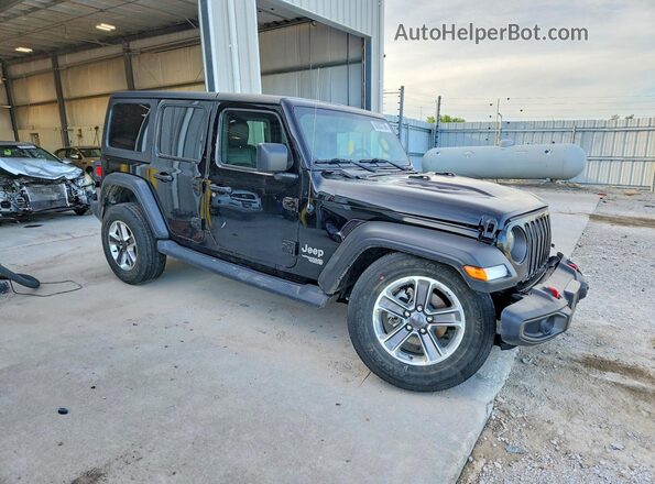 1C4HJXDN9LW167148 2020 JEEP WRANGLER Black Передня права чверть