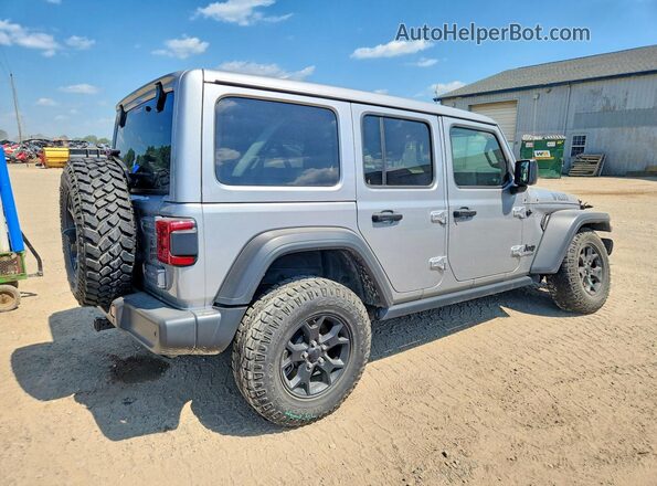 1C4HJXDN9LW313239 2020 JEEP WRANGLER Silver Задня права чверть