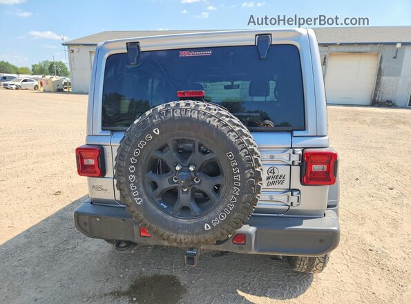 1C4HJXDN9LW313239 2020 JEEP WRANGLER Silver Вид ззаду