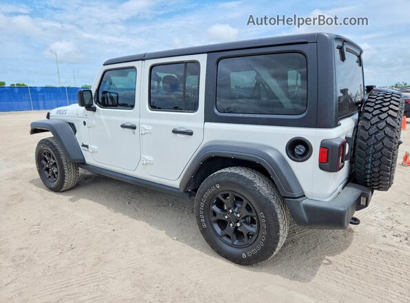 1C4HJXDN9MW832597 2021 JEEP WRANGLER White Rear left