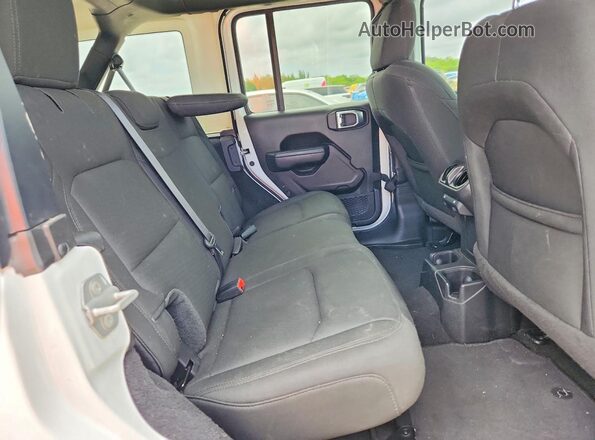1C4HJXDN9MW832597 2021 JEEP WRANGLER White Rear seats view