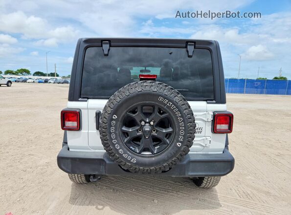 1C4HJXDN9MW832597 2021 JEEP WRANGLER White Rear view