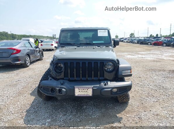 1C4HJXDN9PW500700 2023 JEEP WRANGLER Gray Front view