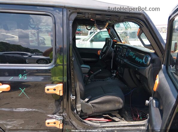 1C4HJXDNXKW681220 2019 JEEP WRANGLER UNLIMITED Black წინა სალონის ხედი