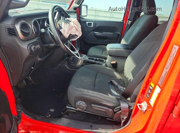 1C4HJXDNXMW664727 2021 JEEP WRANGLER Red Widok wnętrza z przodu