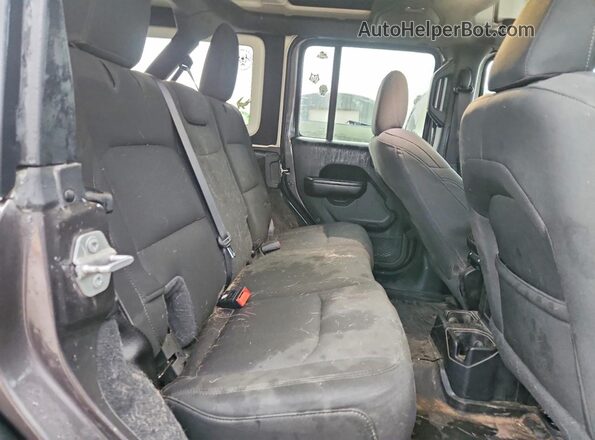 1C4HJXDNXMW664887 2021 JEEP WRANGLER Black უკანა სავარძლების ხედი