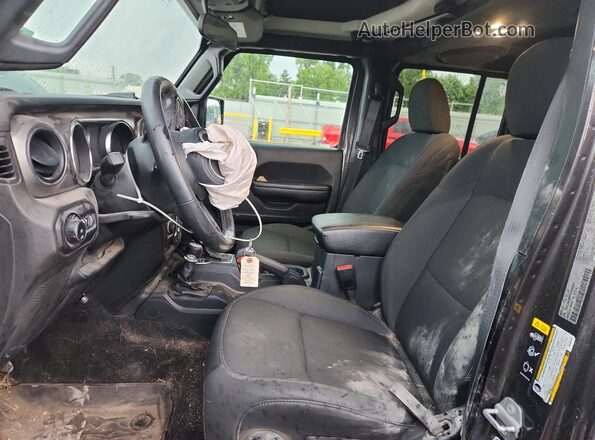 1C4HJXDNXMW664887 2021 JEEP WRANGLER Black წინა სალონის ხედი