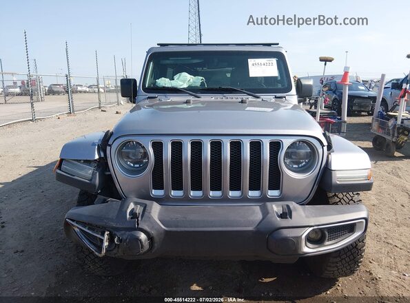 1C4HJXEG0JW192856 2018 JEEP WRANGLER UNLIMITED Silver Instrument cluster view