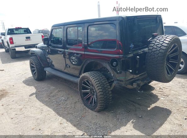 1C4HJXEG2KW589101 2019 JEEP WRANGLER UNLIMITED Черный Задняя левая четверть