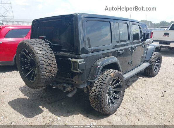 1C4HJXEG2KW589101 2019 JEEP WRANGLER UNLIMITED Черный Задняя правая четверть