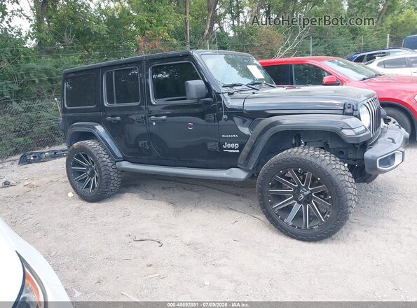 1C4HJXEG2KW589101 2019 JEEP WRANGLER UNLIMITED Черный Панорамный вид салона 360°