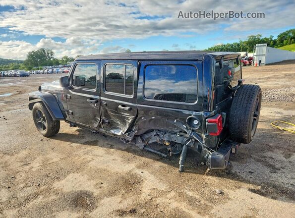 1C4HJXEG3MW705053 2021 JEEP WRANGLER Black Հետևի ձախ