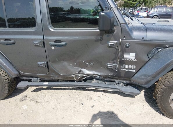 1C4HJXEG5JW127775 2018 JEEP WRANGLER UNLIMITED Gray Widok z przodu