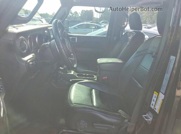 1C4HJXEG7JW167436 2018 JEEP WRANGLER Черный Вид салона спереди