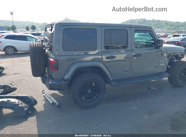 1C4HJXEMXLW335594 2020 JEEP WRANGLER UNLIMITED Gray უკანა მარჯვენა