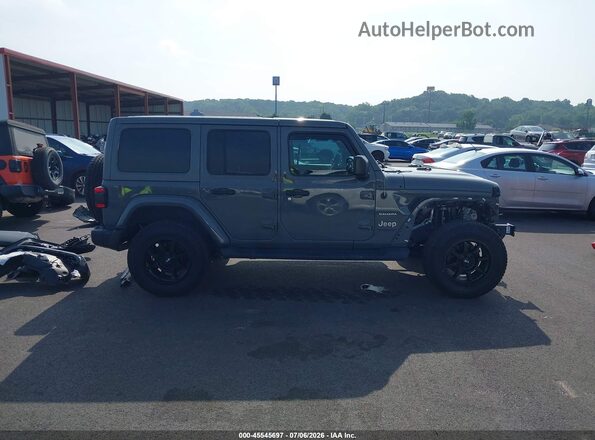 1C4HJXEMXLW335594 2020 JEEP WRANGLER UNLIMITED Gray სალონის 360-გრადუსიანი ხედი