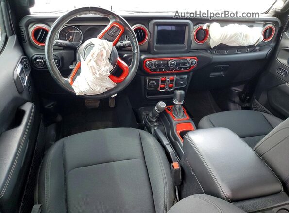 1C4HJXEN0MW684032 2021 JEEP WRANGLER Black Widok deski rozdzielczej