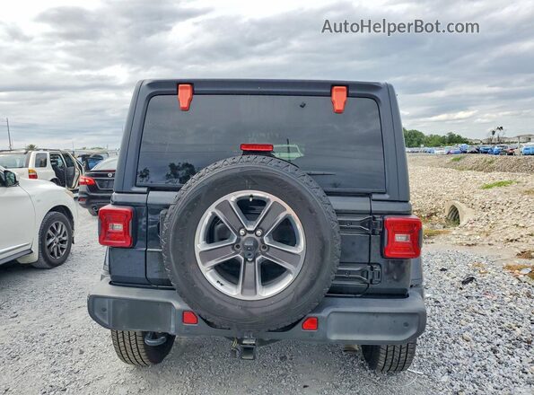 1C4HJXEN0MW684032 2021 JEEP WRANGLER Black Widok z tyłu