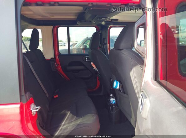 1C4HJXEN2JW199046 2018 JEEP WRANGLER UNLIMITED Red Widok naklejki z numerem VIN