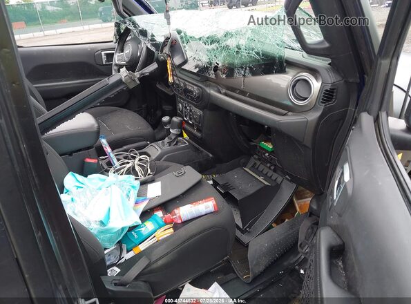 1C4HJXEN2LW220772 2020 JEEP WRANGLER Black Вид салону спереду
