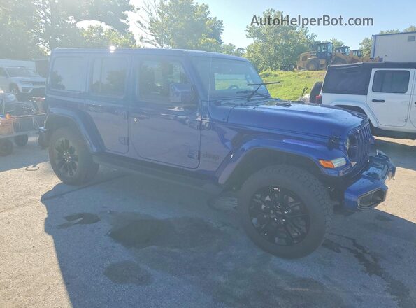1C4HJXEN2LW329538 2020 JEEP WRANGLER Blue წინა მარჯვენა