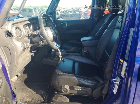 1C4HJXEN2LW329538 2020 JEEP WRANGLER Blue წინა სალონის ხედი