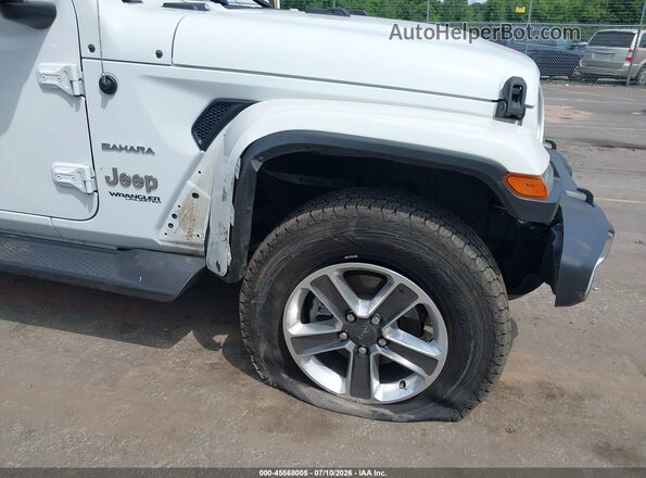 1C4HJXEN2MW548971 2021 JEEP WRANGLER UNLIMITED White Դիմացի տեսք