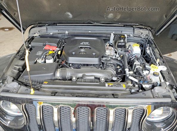 1C4HJXEN2PW522794 2023 JEEP WRANGLER Black Вид підкапотного простору