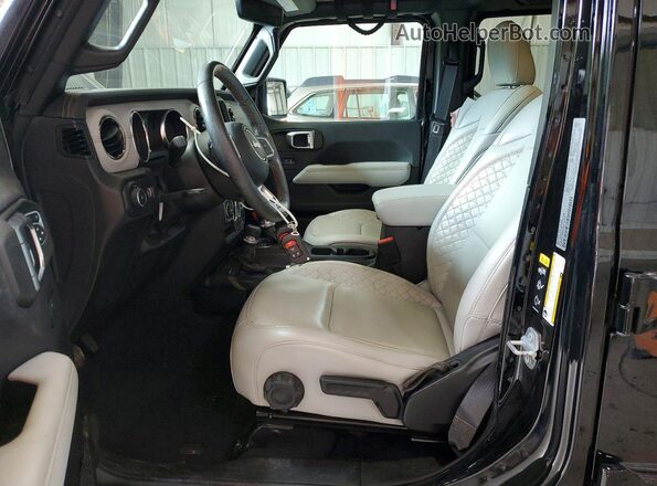1C4HJXEN2PW522794 2023 JEEP WRANGLER Black Вид салону спереду
