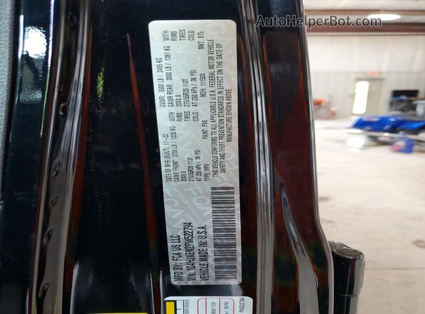 1C4HJXEN2PW522794 2023 JEEP WRANGLER Black Вид наклейки з VIN-кодом