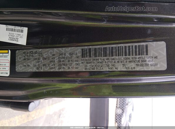 1C4HJXEN3LW111706 2020 JEEP WRANGLER UNLIMITED Gray Widok komory silnika