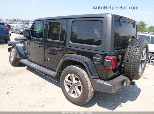 1C4HJXEN3LW312974 2020 JEEP WRANGLER UNLIMITED Черный Задняя левая четверть