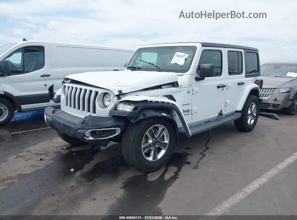 1C4HJXEN4KW547530 2019 JEEP WRANGLER UNLIMITED White Передня ліва чверть