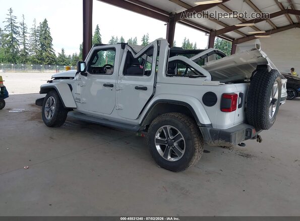 1C4HJXEN4KW618449 2019 JEEP WRANGLER UNLIMITED White Задня ліва чверть