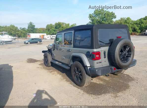 1C4HJXEN4LW135707 2020 JEEP WRANGLER UNLIMITED Серый Задняя левая четверть