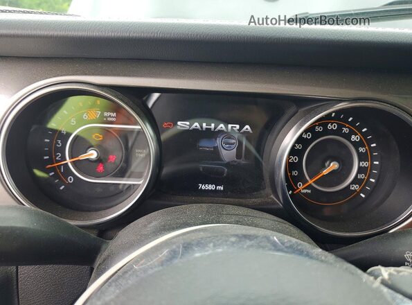 1C4HJXEN5LW199528 2020 JEEP WRANGLER Gray Widok zestawu wskaźników