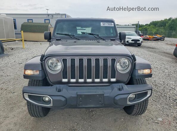 1C4HJXEN5LW199528 2020 JEEP WRANGLER Gray Widok z przodu